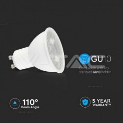 Lâmpada LED GU10 7,5W 4000K 610Lm 110º Chip SAMSUN