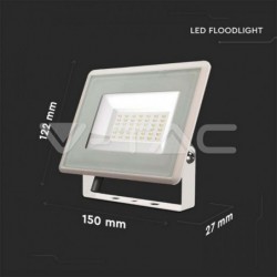 Projetor LED V-TAC 30W 4000K 2510Lm ECO S W