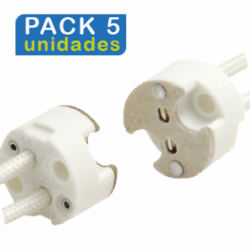 (PACK 5 unidades) Suporte CERAMIC GU5.3 V-TAC