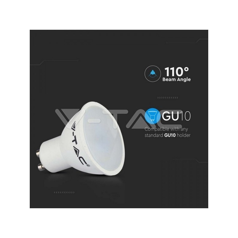 (3 un) Lâmpada LED GU10 4.5w»35W 110º 6500K 400Lm