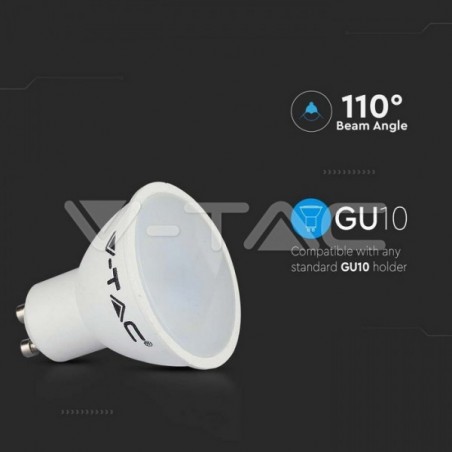 (3 un) Lâmpada LED GU10 4.5w»35W 110º 6500K 400Lm