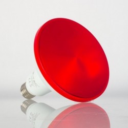 Lâmpada LED E27 PAR38 15w»100W Luz vermelha 1200Lm 30º IP65