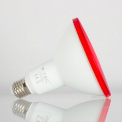 Lâmpada LED E27 PAR38 15w»100W Luz vermelha 1200Lm 30º IP65