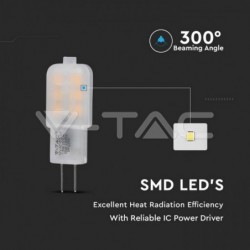 Lâmpada LED G4 1.1W»10W 3000K 100Lm 12V Chip SAMSU