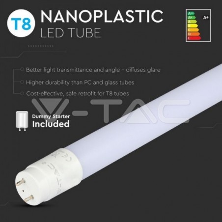 Tubo LED T8 14w»25W 90cm Luz Fria 1200Lm NANOplast
