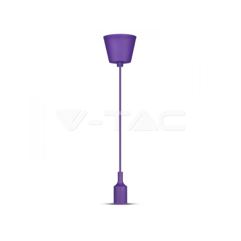 Candeeiro suspenso E27 Thermoplastic Purple