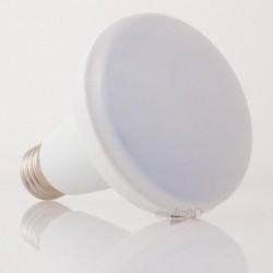 Lâmpada LED E27 10w»75W Luz Fria 800Lm R80 PROJETO