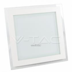 18W Painel Glass Quadrado 3em1 2100Lm