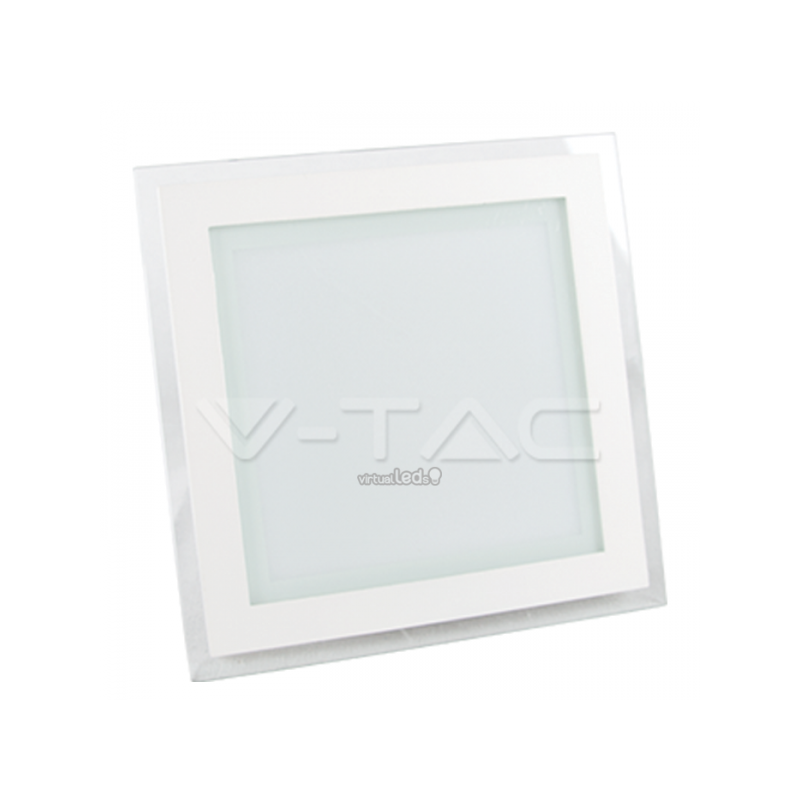 18W Painel Glass Quadrado 3em1 2100Lm