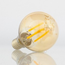 Lampada LED E14 4w»35w 2200k 350LM P45 Amber Filam