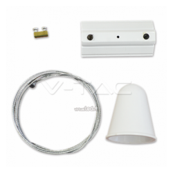 Hanging Track Light kit 1m/4line White