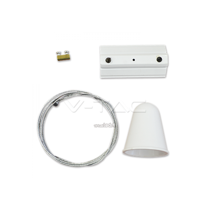 Hanging Track Light kit 1m/4line White