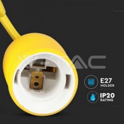Candeeiro suspenso E27 Thermoplastic Yellow