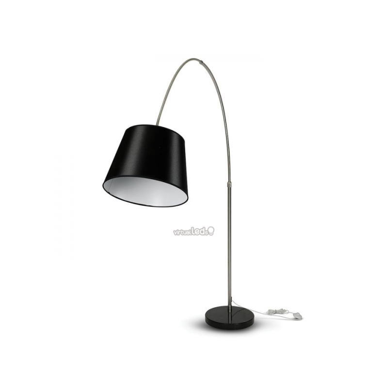 Candeeiro de pé para lâmpada LED E27 BLACK