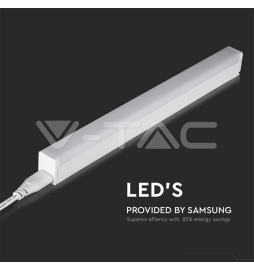 Armadura Compacta LED T5 V-TAC 4W 4000K 400lm 30cm Chip Samsung
