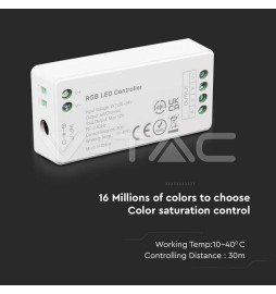 Controlador RGB 12A WIFI 12V/24V