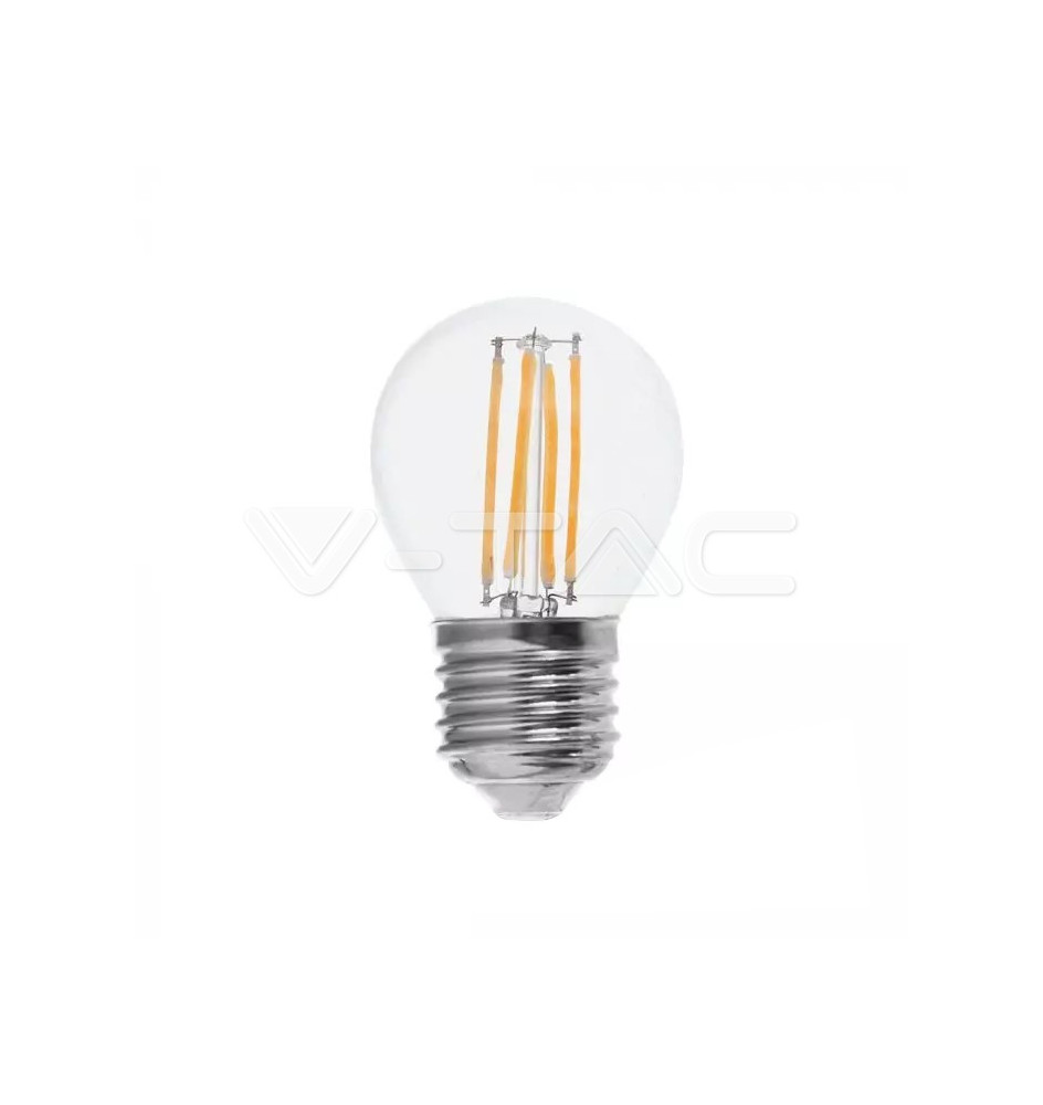 Lâmpada LED E27 4W»60W 4000K 800Lm G45 CLEAR