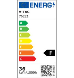 Painel LED V-TAC 36W 4000K 3820Lm R SURFACE IP44 W